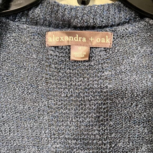 Alexandra & oak blue cardigan M - Picture 3 of 4